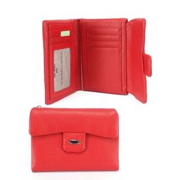 Кошелек женский н/к+паспорт Cossroll-2202-9979-1, 7отд, 7карм, красный SALE 248034