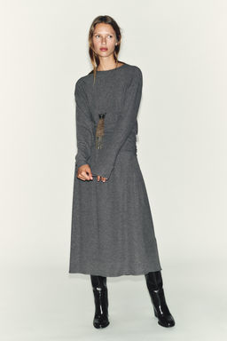 SOFT DRESS WITH WAISTBAND