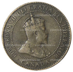 Монета 1 цент 1906 года Канада