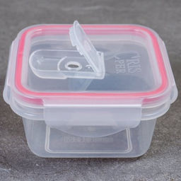 Салатник 5 штук квадратный с крышками / 905-5 /уп 36/ 220, 500, 900, 1500, 2500 мл - Галеонтрейд фото 4