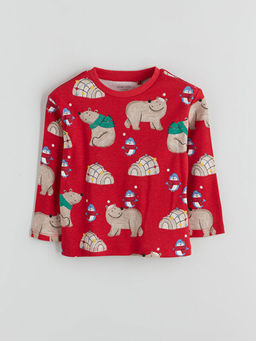 Bisiklet Yaka Erkek Bebek Pijama Tak?m?