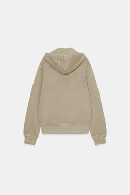 FADED-EFFECT HOODIE - Zara фото 7