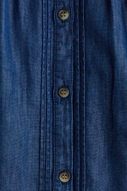Blusa denim con ribetes de volante - H&m фото 3