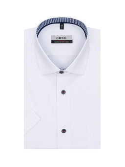 Сорочка мужская короткий рукав GREG 100/109/WH/9p