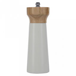 Измельчитель (мельница) для соли и перца Linea AROMA д5,6см, h16,5см, гевея, белый, Regent (Китай)