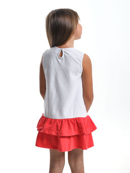 Платье UD 2996 бел/коралл - Mini maxi фото 2