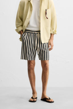 JACQUARD TEXTURED BERMUDA SHORTS - Zara фото 2
