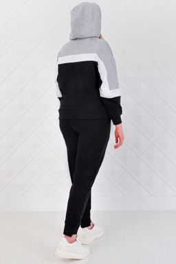 Арт.2334 Костюм женский  50-58 (5шт.) Цвет:черный, белый, серый