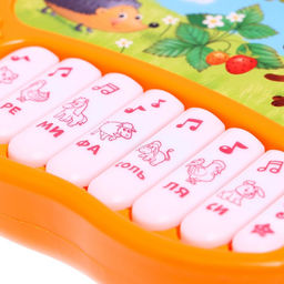 Музыкальная игрушка-пианино Любимый тигруля, ионика, 4 режима игры, работает от батареек - Zabiaka фото 6