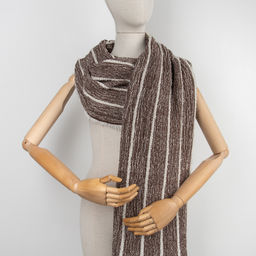 Палантин 20С160-ШР/039/у 165*50 цв. 75 рис. 3 коричневый