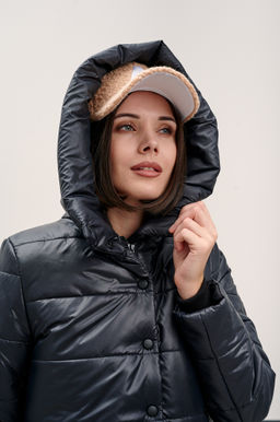 Пальто женское Лара черный - Yollochka фото 8