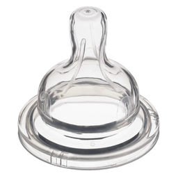 Соска на бутылочку, от 6 мес., Крошка Я, широкое горло, быстрый поток, Ø50 мм.
