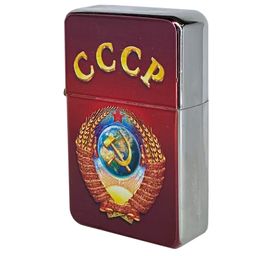 Зажигалка Зиппо "СССР" - бензиновая модель в стиле Советской эпохи! №523