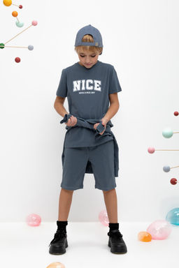 Crockid _ КР 400675/винтажный синий к468 шорты для мал фото 5