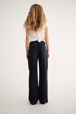 TRF WIDE-LEG HIGH-WAIST JEANS - Zara фото 23