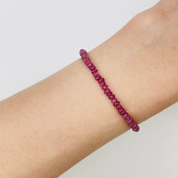 Браслет из Рубина 16,5 см +