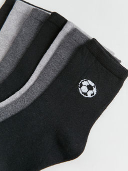 Desenli Erkek ?ocuk Soket ?orap 7li - Waikiki фото 3