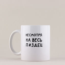Кружка керамическая «Я молодец», 320 мл, 18+