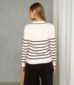 Джемпер #КТ7320 (2), тёмно-коричневый