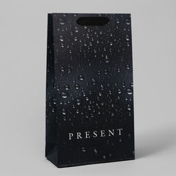 Пакет под две бутылки Black, 35 х 20 х 9 см