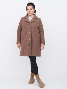 Пальто из букле ZPL13023BRW19 - Артесса фото 2