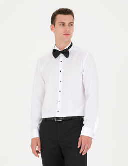 Beyaz Slim Fit Smokin G_mlek