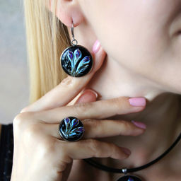 Серьги из муранского стекла - Vloes фото 4