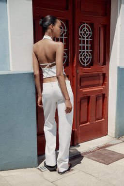 BOOTCUT TROUSERS WITH TOPSTITCHING - Zara фото 9