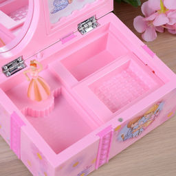 Шкатулка музыкальная 15,5х10х7,5 см розовая/ 9209 /уп 30/60/ - Галеонтрейд фото 6