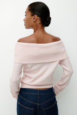 Jersey off-the-shoulder - H&m фото 7