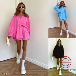 Женский костюм тройка с шортами - Zum ming фото 6