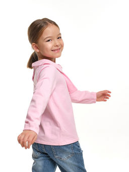 Футболка (лонгслив) UD 1229 розовый - Mini maxi фото 4