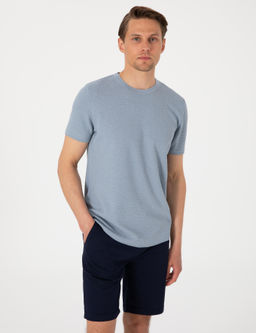 Mavi Slim Fit Keten Kar___ml_ Triko Ti__rt