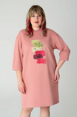 Арт. 8301 Платье 50-58 5 (шт) Цвет:пудра