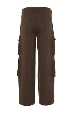 TRENDYOL MAN Limited Edition Kahverengi Premium Cepli Baggy Kargo Pantolon TMNSS23PL00036 - Trendyolmilla фото 13