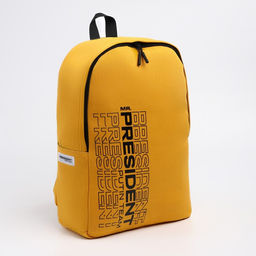 Рюкзак «PRESIDENT», 42×30×12 см, цвет горчичный