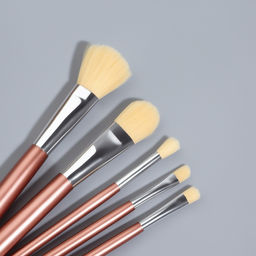 Набор кистей для макияжа PASTEL BLUSH, 5 шт., розовый