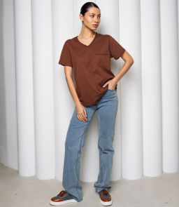 Футболка #КТ899 (2), коричневый - Dommod фото 4