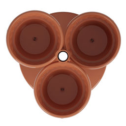 Горшок цв. "Каскад" 0,7л (терракотовый) М8068