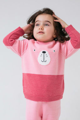 К 856/ш/светло-розовый,темная герань комплект д/дев яс