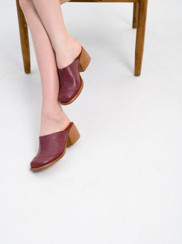 Сабо 5132.23663br.Гнилая вишня+коричневый