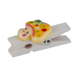 Blumentag WCRH-35 Декоративные прищепки 5 х 6 шт. 3.5 см СК/Распродажа B129 Голубые бабочки  фото 8