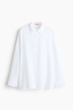 Camisa oversize de lino - H&m фото 2