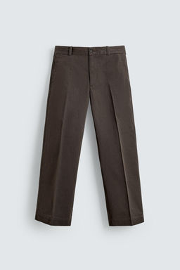 ORIGINS TWILL CHINO TROUSERS - Zara фото 7