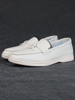 03-B416-2 LT. BEIGE Лоферы женские (натуральная кожа)