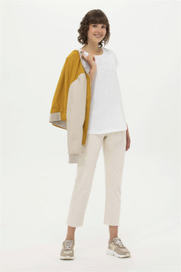 U. S. Polo Assn Женская белая базовая футболка с круглым вырезом - U.s. polo assn фото 9