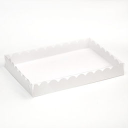 Цена за 10 шт. Коробочка для печенья с PVC крышкой, белая, 22 х 15 х 3 см - Simaland фото 2