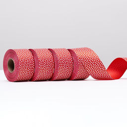 Цена за 4 шт. Лента Аmore для декора и подарков, красная 5 см х 45 м