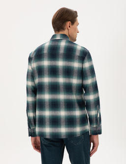 Ye_il Regular Fit Uzun Kollu Oduncu G_mlek - Pierre cardin фото 5