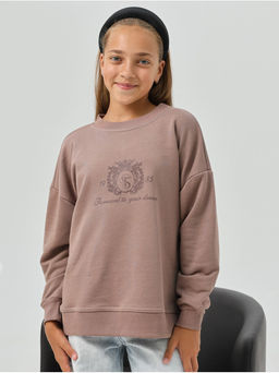 Свитшот Форвард Какао Девочка